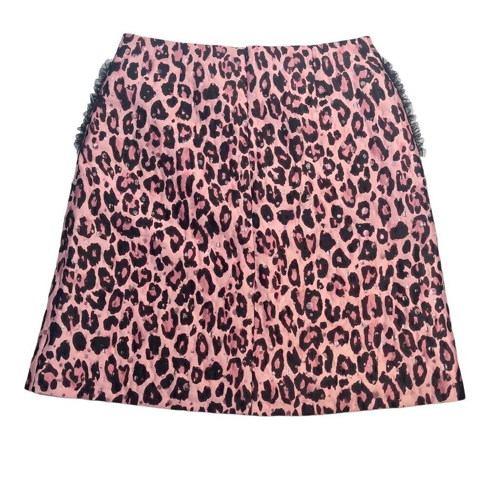 Sisters by Caroline Kilkenny Studio Leopard Animal Print Skirt NEW Ladies Size10